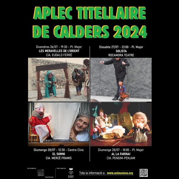 A punt l’Aplec Titellaire de Calders: del 26 al 28 de juliol de 2024